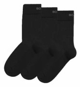 Björn Borg Core Rib Socks 3-pack Svart, 36-40