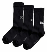 Björn Borg Core Crew Polyamide Socks 3-pack Svart, 36-40