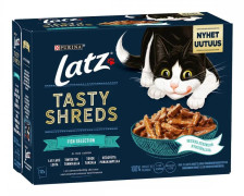 Latz Tasty Shreds Fish Selection Multipack 12x80 g