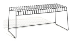 Skargaarden Resö Bench Pulverlackad stålbänk (Produkt: Grafitgrå metall)