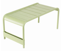 Fermob - Luxembourg Large Low Table/Bench, Willow Green 65 - Småbord & Sidobord utomhus