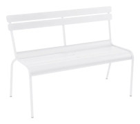 Luxembourg Bänk 118 cm, Cotton White
