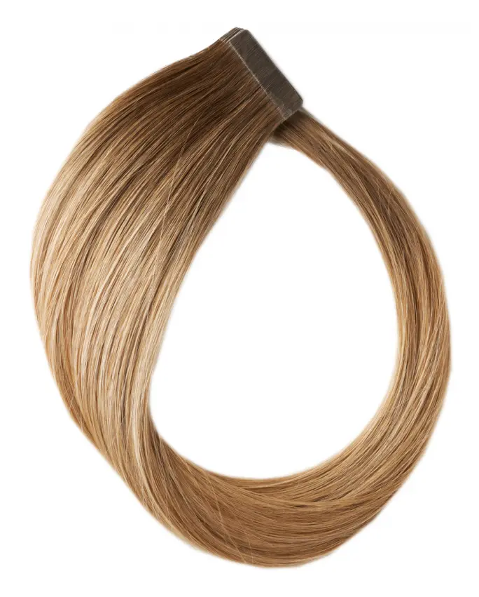 Rapunzel of Sweden Premium Tape Extensions - Classic 4 (40 cm) C2.2/5.1 Natural Brown ColorMelt