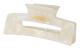 Lenoites Premium Eco-Friendly Hair Claw Pearly White