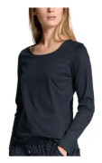 Calida Favourites Dreams Shirt Long Sleeve Mörkblå bomull X-Large Dam