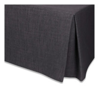 Mille Notti - Venezia Sängkappa Linen, Mörkgrå, 160x220x54 - Sängkappor - Grå