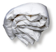 Mille Notti - Natura Duntäcke, Vit, 220x220, 1000g - Täcken - Vit
