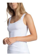 Calida Natural Comfort Tank Top Rounded Neck Vit bomull X-Small Dam