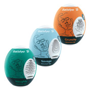 ONANIÄGG NAUGHTY CRUNCHY SAVAGE 3-PACK