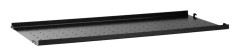 String Metallhyllplan Låg Kant 78x30 cm (1-Pack) Svart
