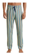 Calida Remix Sleep Weekend Pants Blå/Brun bomull Medium Herr