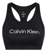 Calvin Klein BH Sport Essentials Medium Support Bra Svart polyester Large Dam