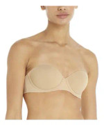 Calvin Klein Underwear Behå Push Up Strapless Beige 85 / B Kvinna