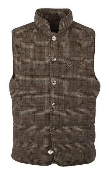 Glencheck Vest