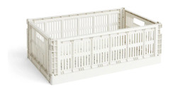 HAY - HAY Colour Crate L - Off-White - Småförvaring - Vit