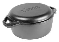 Lodge Chef Collection Gjutjärnsgryta och -panna