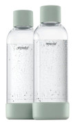 MySoda Vattenflaska 1 liter 2 st. Ljusgrön