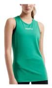 Craft Rush Slim Singlet W Mörkgrön polyester X-Small Dam