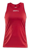 Craft Rush Singlet W Röd polyester X-Small Dam