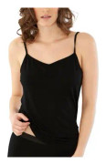 Damella Bamboo 31300 Top Svart Bambu X-Large Dam