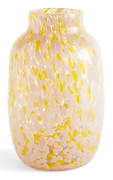 HAY - Splash Vase Round Light pink and yellow - Krukor & vaser - Rosa,Gul