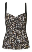 Damella Geena Leo Protes Tankini Top Brun mönstrad 38 Dam