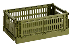 HAY - HAY Colour Crate S - Olive - Småförvaring - Grön