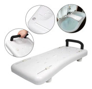 LZQ Badkarsbräda med svart handtag Justerbar Badkarssits - 70cm