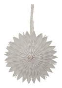 Star Trading Dis pappersstjärna, vit, 50 cm