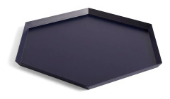 HAY - Kaleido XL - Dark blue - Serveringsbrickor - Clara von Zweigbergk - Metall