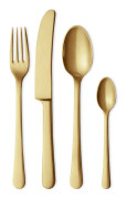 Georg Jensen Copenhagen bestickset, matt guld, 4 st