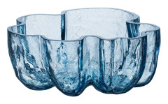 Crackle Skål Cirkulärt Glas, Ø 25cm - Kosta Boda