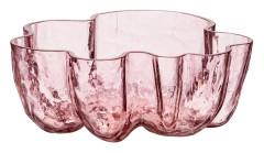 Crackle Skål Rosa H10 cm - Kosta Boda