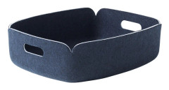 Muuto Restore förvaringskorg liten midnight blue (blå)