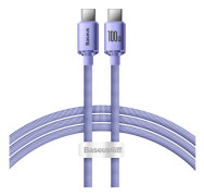 Baseus USB-C till USB-C 100W 1.2m - Lila
