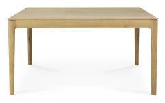 Ethnicraft - Bok Dining Table - Oak - Square - Matbord - Alain Van Havre - Träfärgad - Trä