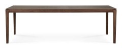 Ethnicraft - Bok Dining Table - Varnished Teak - Brown - Rectangular, 240 x 100 cm - Matbord - Alain Van Havre - Brun - Trä