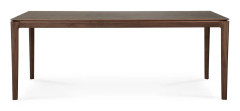 Ethnicraft - Bok Dining Table - Varnished Teak - Brown - Rectangular, 200 x 95 cm - Matbord - Alain Van Havre - Brun - Trä