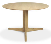 Ethnicraft - Corto Dining Table - Oak - Round - Matbord - Alain Van Havre - Träfärgad - Trä