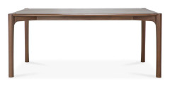 Ethnicraft - PI Dining Table - Varnished Teak - Brown - Rectangular, 180 x 90 cm - Matbord - Alain Van Havre - Brun - Trä