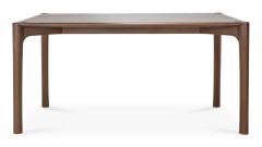 Ethnicraft - PI Dining Table - Varnished Teak - Brown - Rectangular, 160 x 80 cm - Matbord - Alain Van Havre - Brun - Trä
