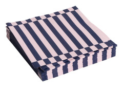 HAY Dinner servett, pink/dark blue