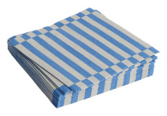HAY Pattern Lunch servett, grey/blue