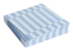 HAY Pattern Lunch servett, light blue