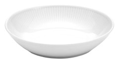 Pillivuyt - Plissé Salad-/Pasta Plate Deep Ø 20 cm - White (204220)