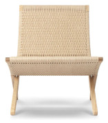 Carl Hansen - MG501 Papercord Cuba Chair , Tvålad Ek - Fåtöljer - Morten Gøttler - Träfärgad - Naturmaterial/Trä