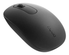 Rapoo N200, Ambidextrous, Optisk, USB Type-A, 1600 DPI, Svart