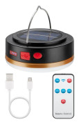 Goobay 60344, USB powered camping lantern, Svart, Guld, Röd, Vit, Akrylnitrilbutadienstyren (ABS), Polypropylen (PP), Hängkrok, Vattentålig, IP44