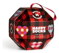 Happy socks Strumpor Bauble Sock Gift Set Röd Mönstrad modal Strl 41/46