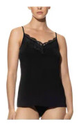 Mey Grace Camisole With Lace Svart viskos X-Large Dam